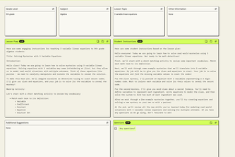 Teacher Planning and Prep