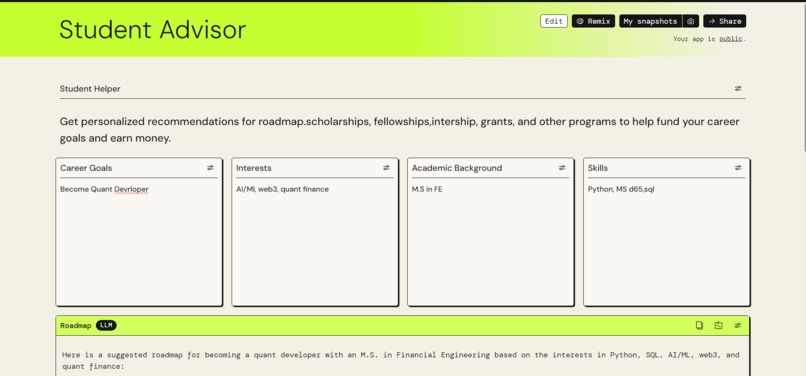 Student Advisor – screenshot 1