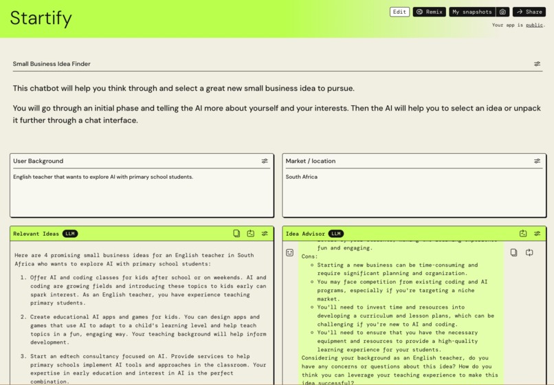 Startify – screenshot 3
