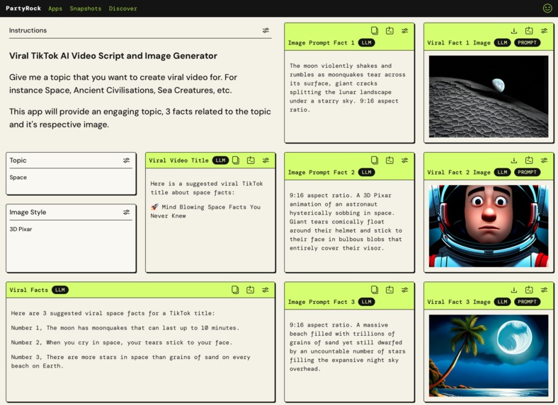 Viral TikTok AI Video Script and Image Generator – screenshot 1