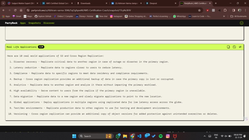 AWS Certification Coach – screenshot 1