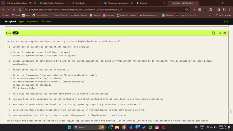 AWS Certification Coach – screenshot 3