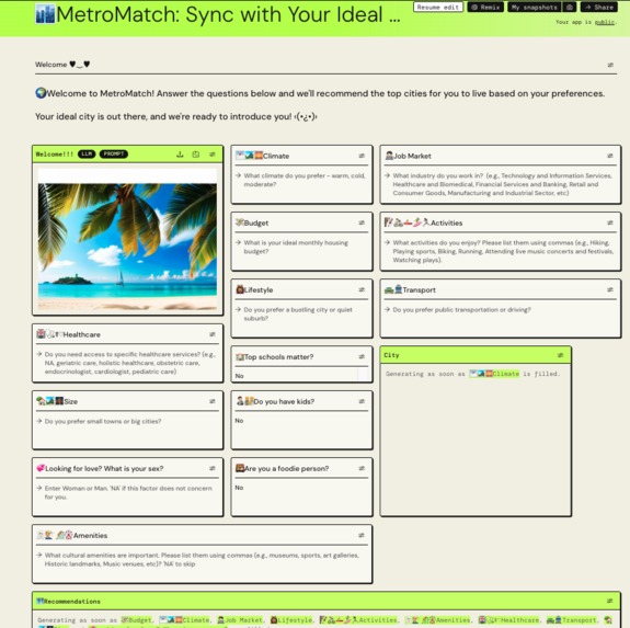 MetroMatch: Sync with Your Ideal City – screenshot 1