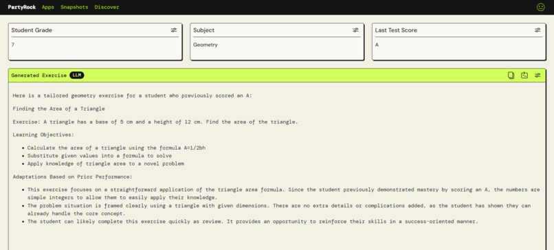 Adaptive Exercise Generator – screenshot 3