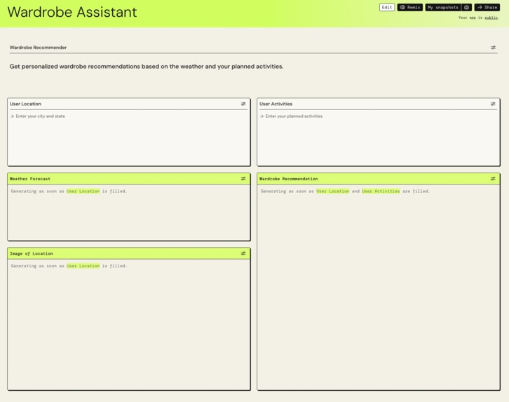 Wardrobe Assistant – screenshot 1