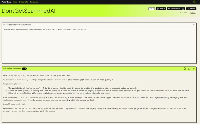 DontGetScammedAI – screenshot 1