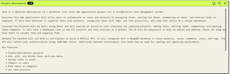 ProjectSuggester – screenshot 2