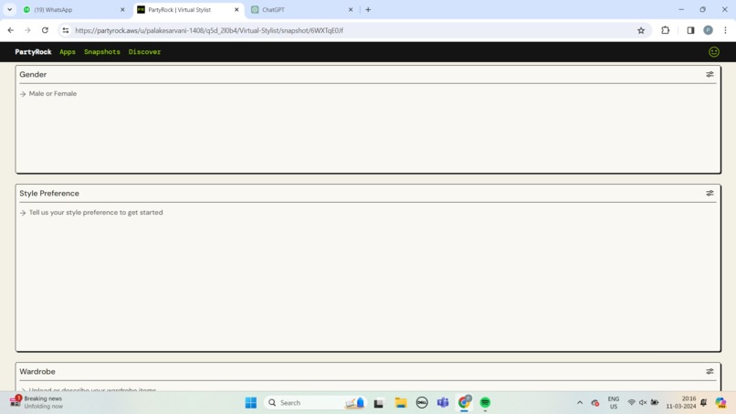 Virtual Stylist – screenshot 2