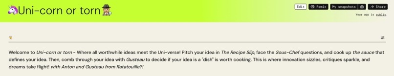 Uni-corn or torn with Gusteau and Anton – screenshot 1