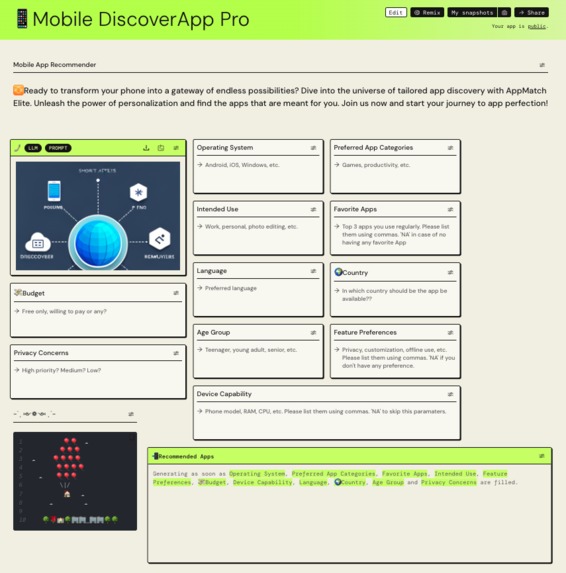 Mobile DiscoverApp Pro – screenshot 1