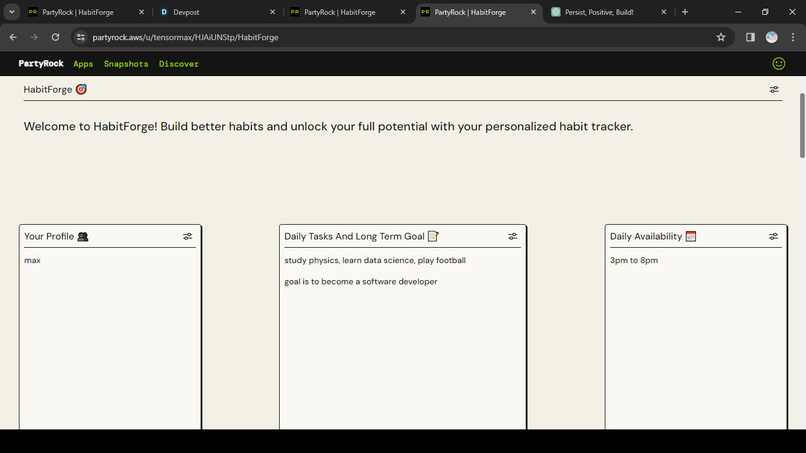 HabitForage – screenshot 1