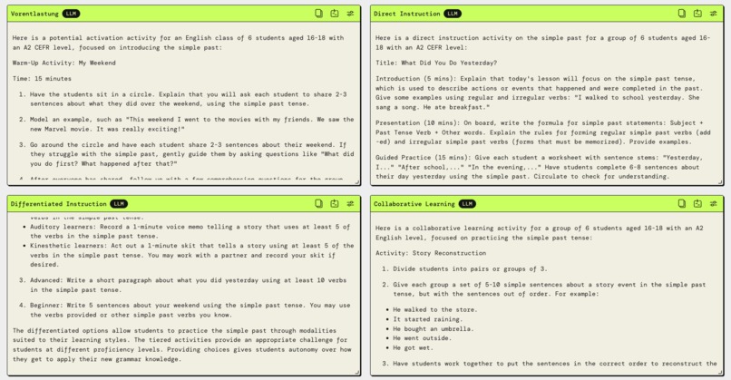 LLM: Language Lesson Maestro – screenshot 2