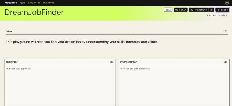 DreamJobFinder – screenshot 1
