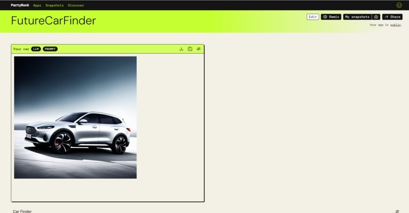 Future Car finder – screenshot 1