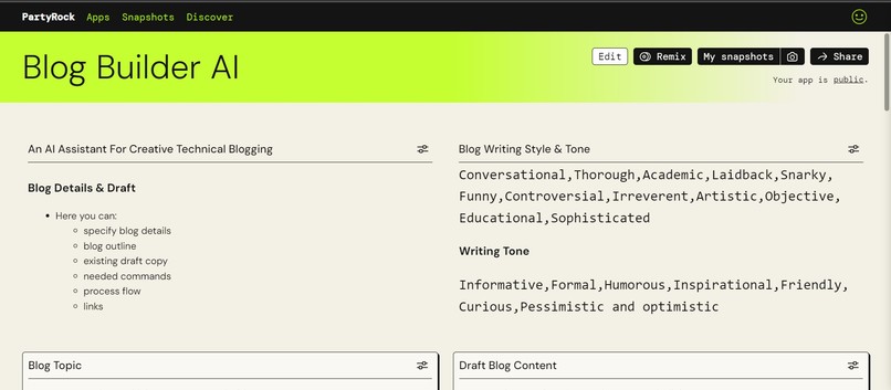 Blog Builder AI – screenshot 1