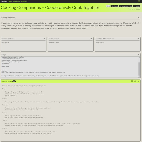 Cooking companions – screenshot 2