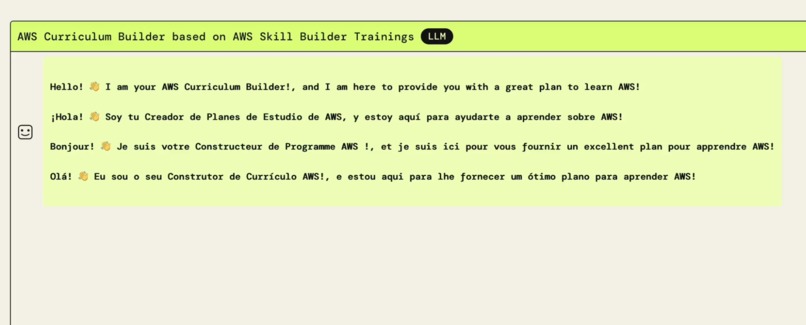 AWS Curriculum Builder – screenshot 1