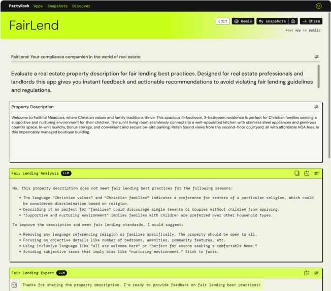 FairLend – screenshot 1