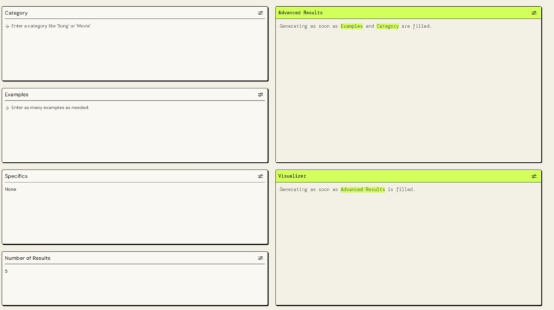 Recommendation Engine – screenshot 2