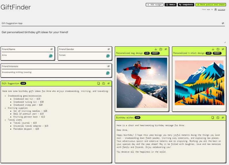 GiftFinder – screenshot 1
