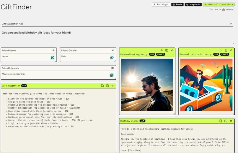 GiftFinder – screenshot 2