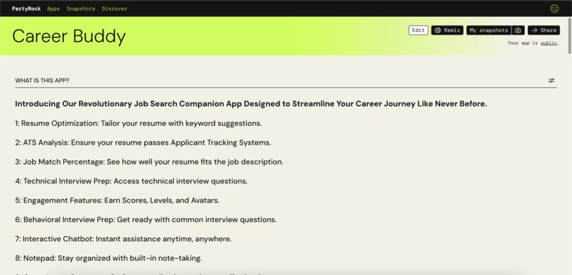 Career Buddy – screenshot 1