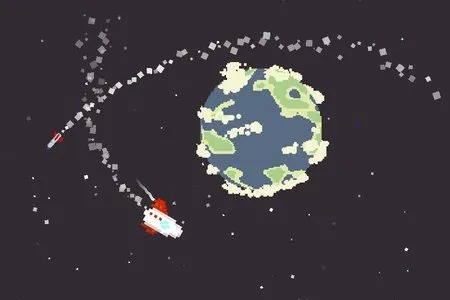 Asteroids Game – screenshot 1