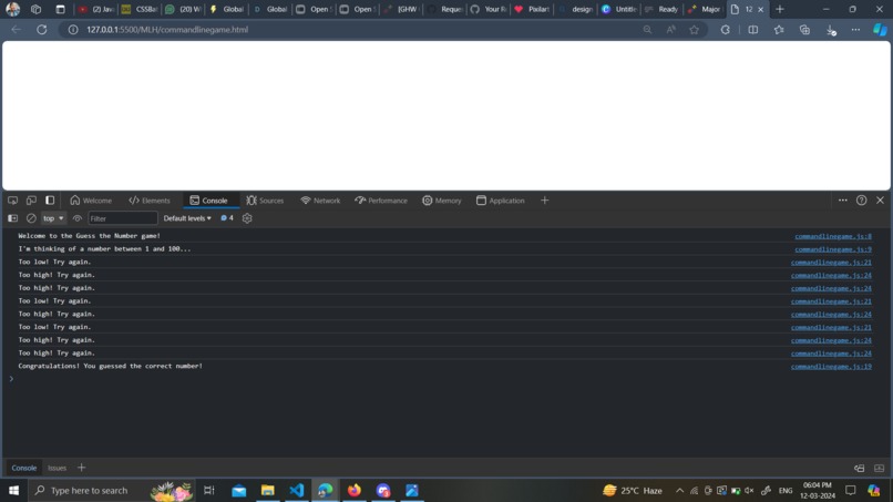 Guess the number – screenshot 1