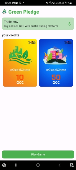 green pledge – screenshot 3