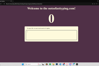 Notsofasttyping