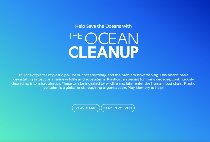 Save the Oceans Memory Card Game – screenshot 1
