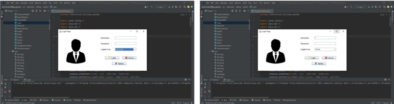 Elctricity consumer management and billing system  – screenshot 3