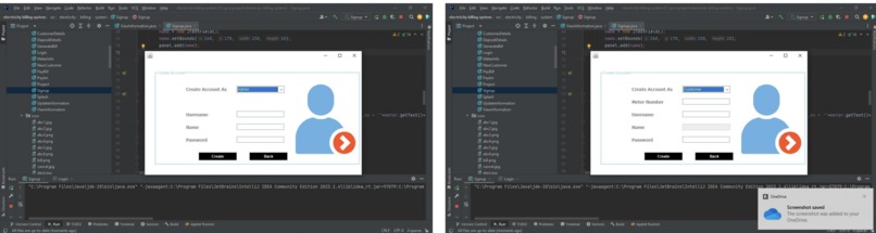 Elctricity consumer management and billing system  – screenshot 5