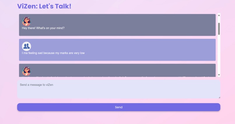 viZen: Personalized path to mental health – screenshot 2