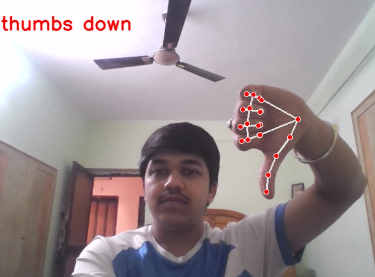 hand recognition system for verbally impaired peoples – screenshot 2