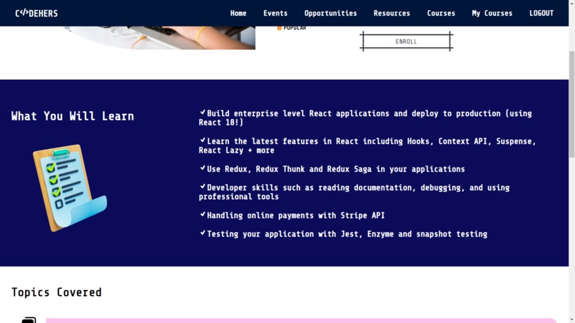 CodeHERS - Empowering women in tech – screenshot 8