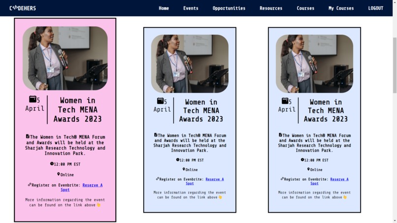 CodeHERS - Empowering women in tech – screenshot 17