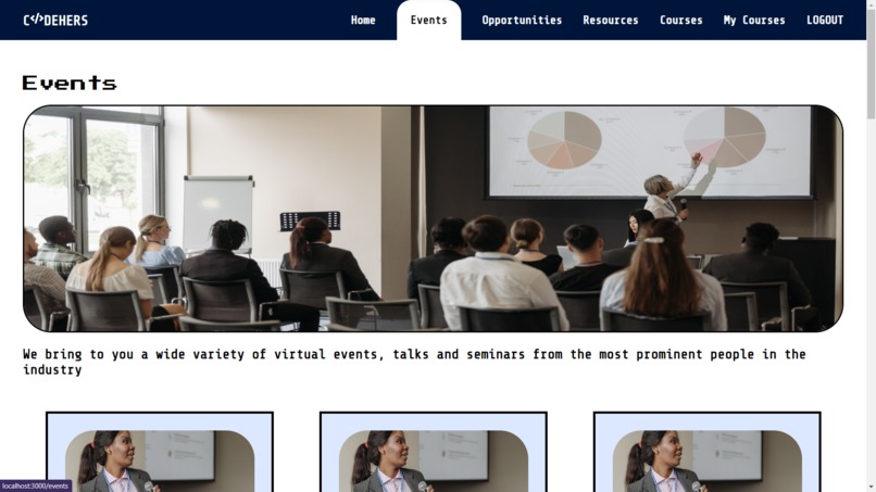 CodeHERS - Empowering women in tech – screenshot 20