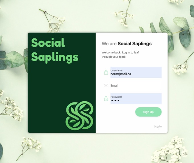 SocialSaplings – screenshot 4