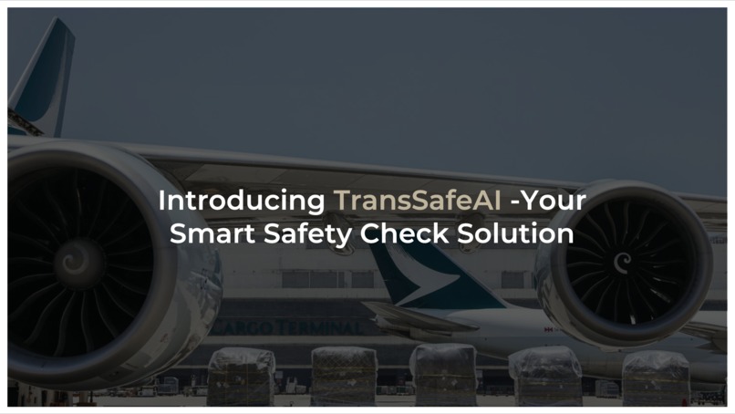 TranSafeAI @ IATA One Record Hackathon by ICCS – screenshot 1