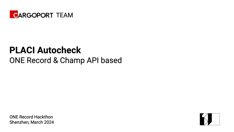 PLACI Autocheck by CARGOPORT – screenshot 1