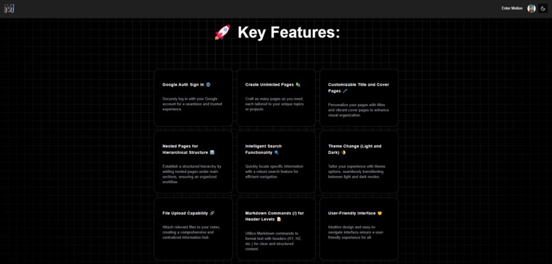 Motion – screenshot 1