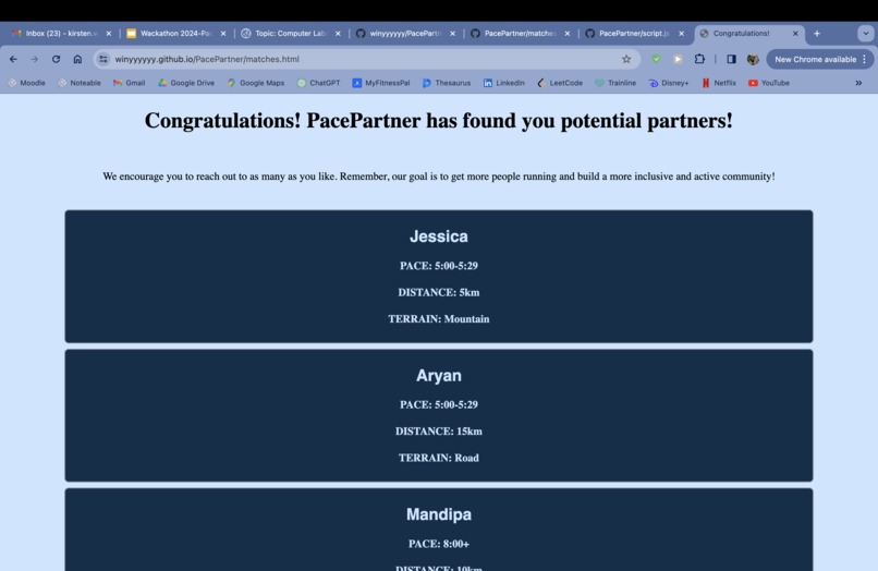 PacePartner – screenshot 3