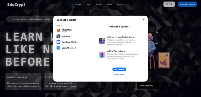 EduCrypt – screenshot 1