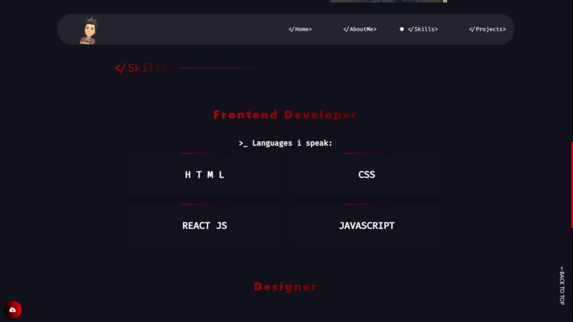 My Portfolio – screenshot 1