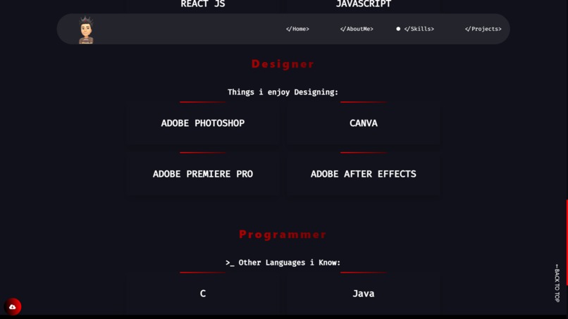 My Portfolio – screenshot 3