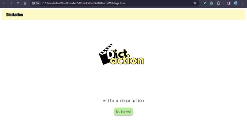 DictAction – screenshot 1