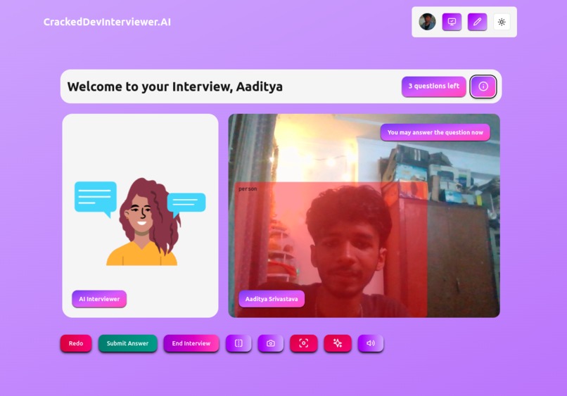 CrackedDevInterviewer.AI – screenshot 2