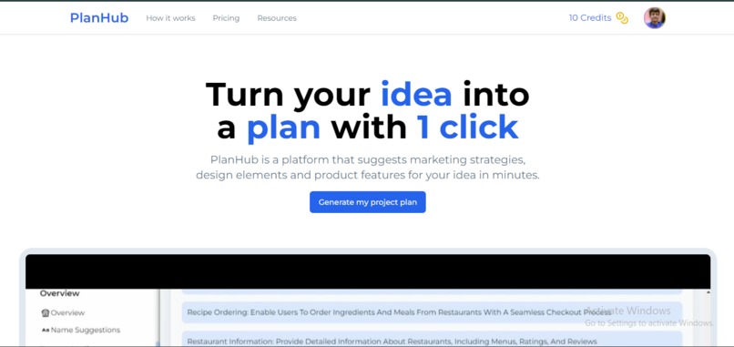 PlanHub – screenshot 1