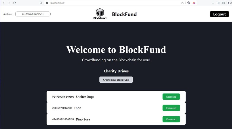 BlockFund – screenshot 3